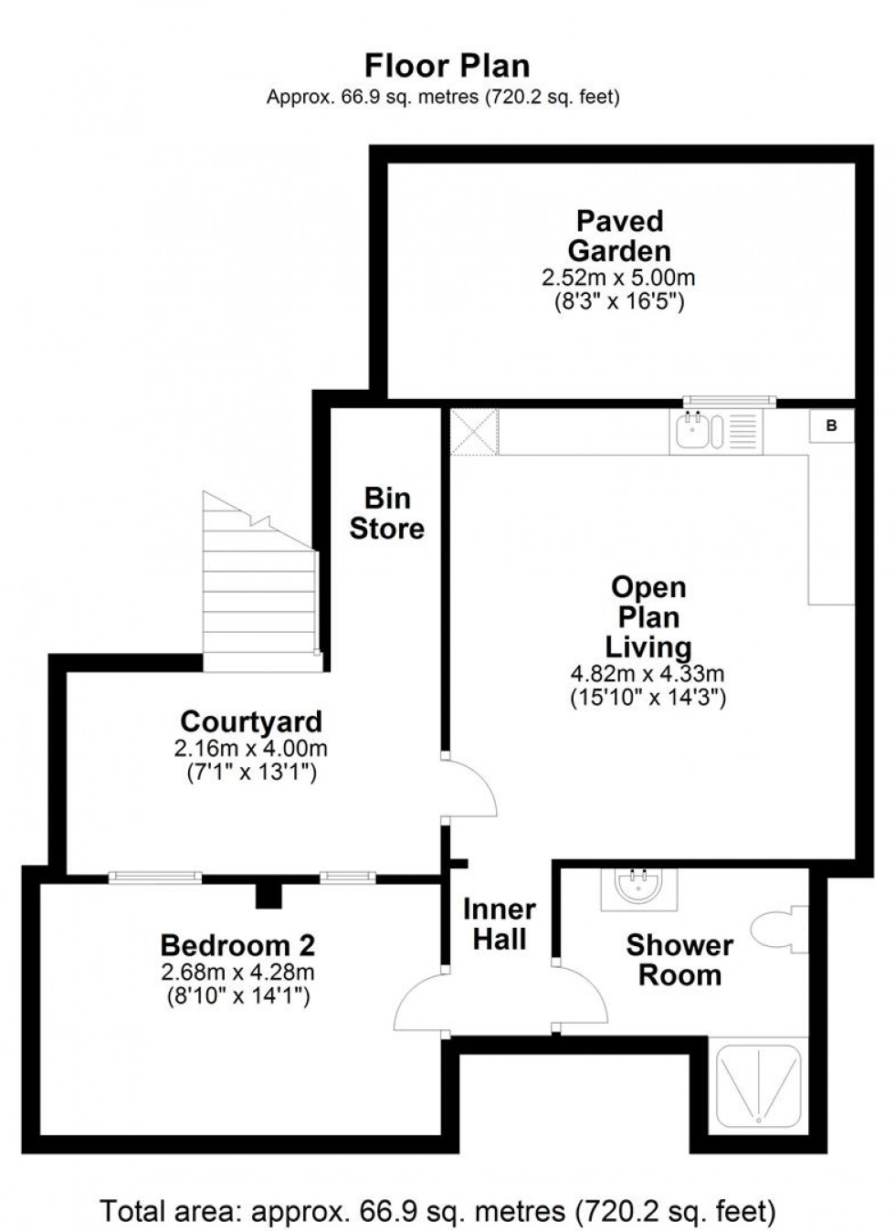 Floorplan for Bridge Street, Sturminster Newton