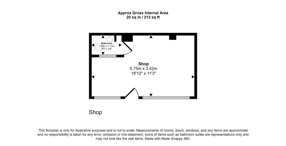 Floorplan for Bridge Street, Sturminster Newton