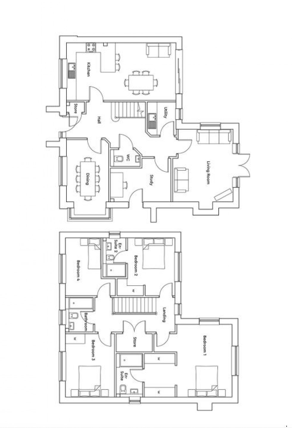 Floorplan for Shillingstone Lane, Okeford Fitzpaine, Blandford Forum