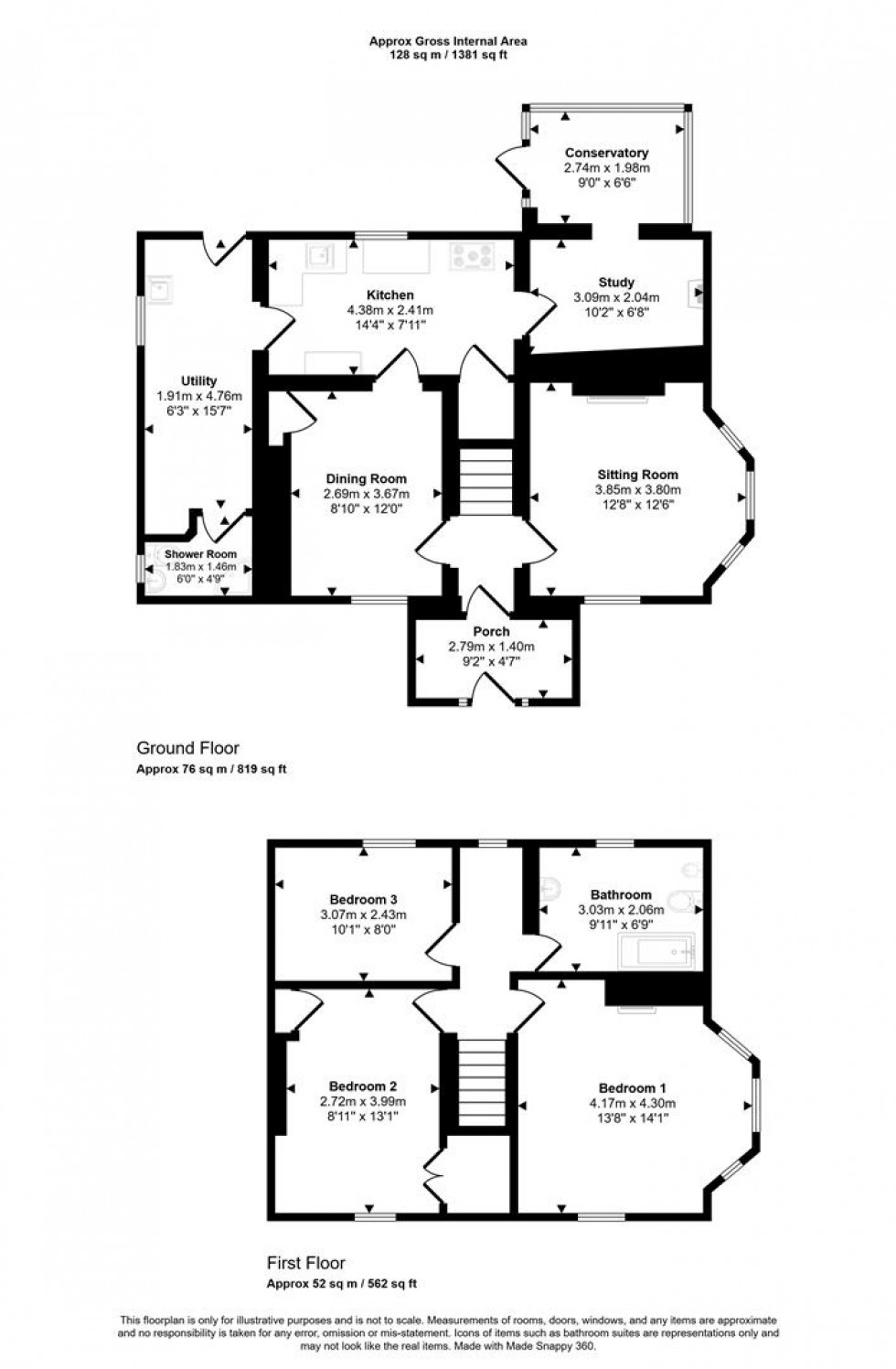 Floorplan for Bath Road, Sturminster Newton