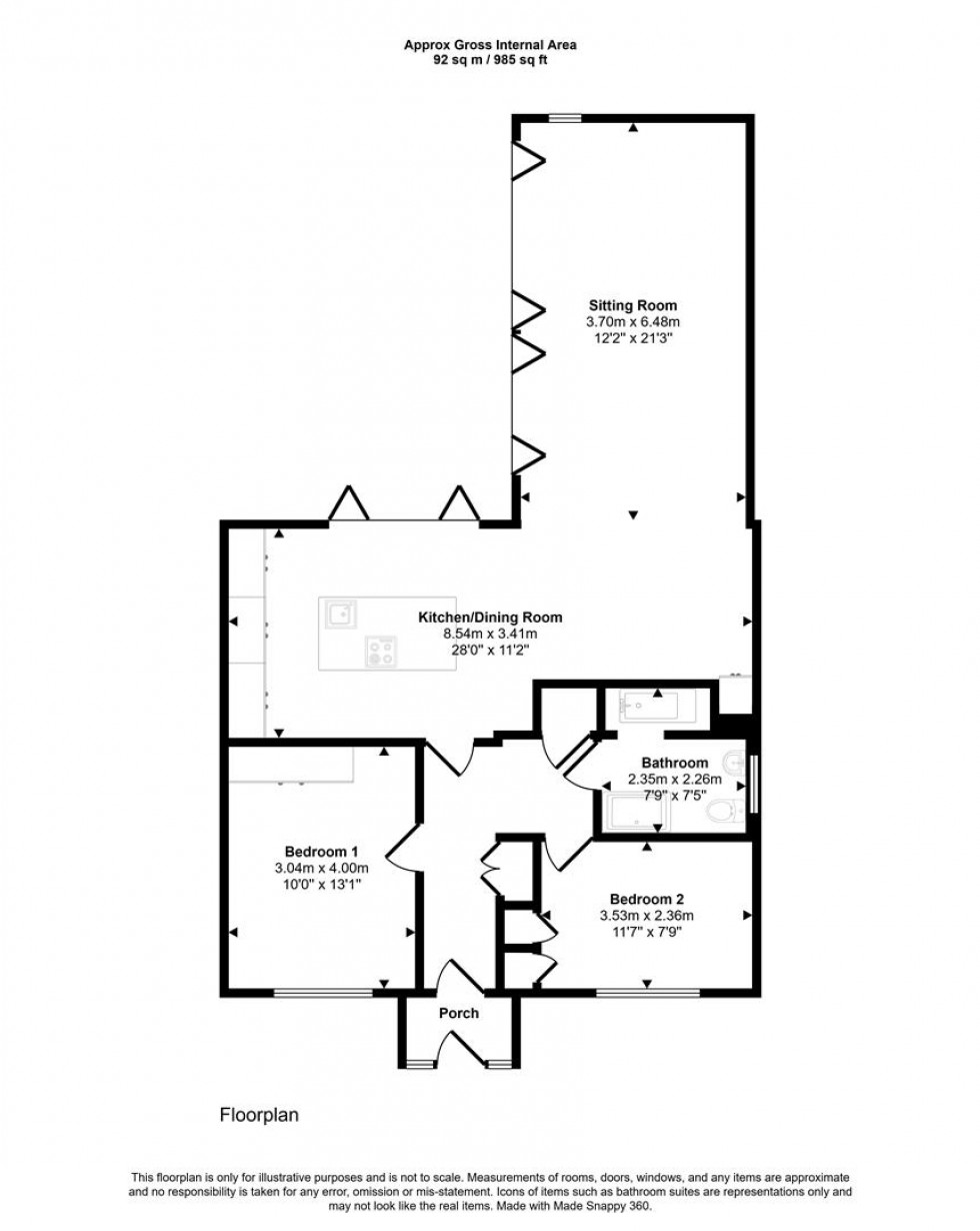 Floorplan for Common Mead Avenue, Gillingham