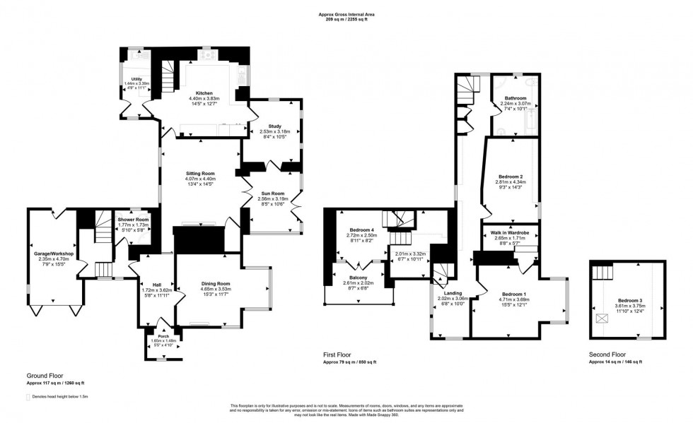 Floorplan for Mounters, Marnhull