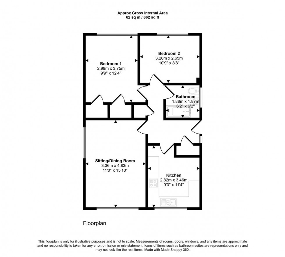 Floorplan for Blackmore Road, Stalbridge, Sturminster Newton