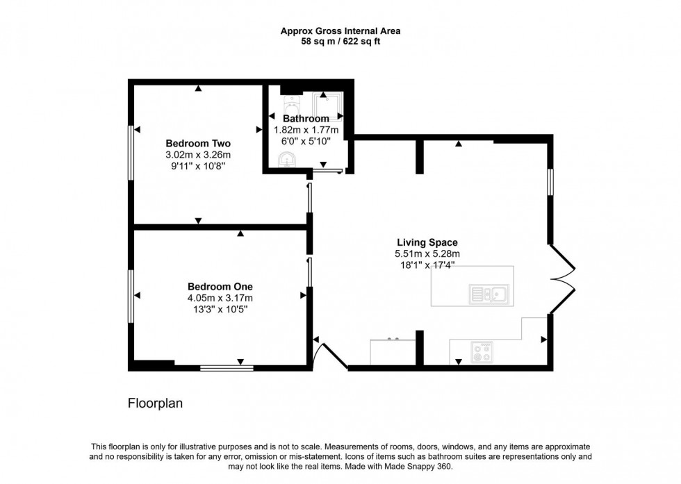Floorplan for Ridge View, Lydlinch