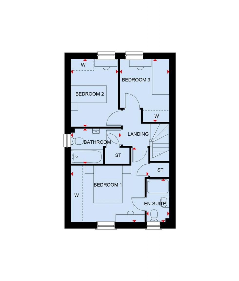 Floorplan for The Hamlets, Lower Road,, Stalbridge