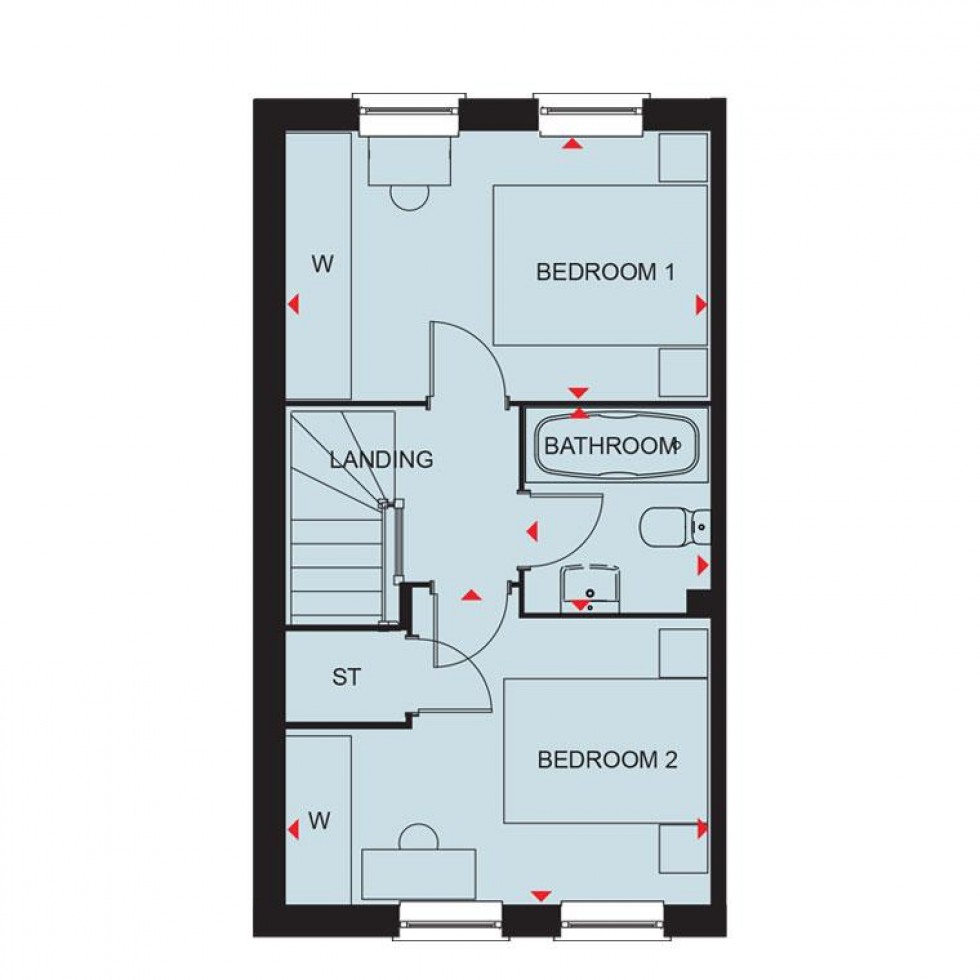 Floorplan for The Hamlets, Lower Road,, Stalbridge