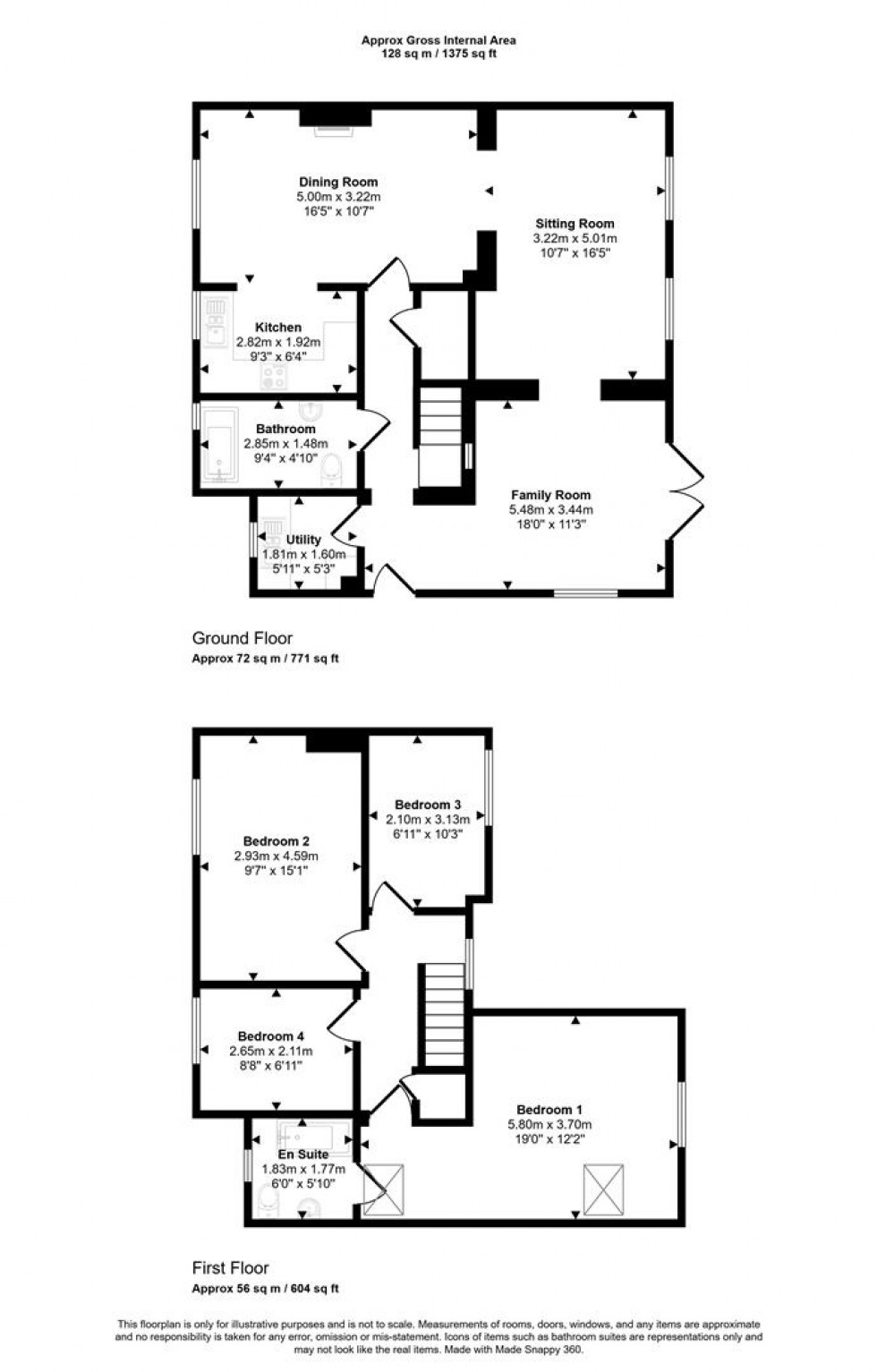 Floorplan for Friars Moor, Sturminster Newton