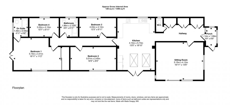 Floorplan for White Cross, Zeals