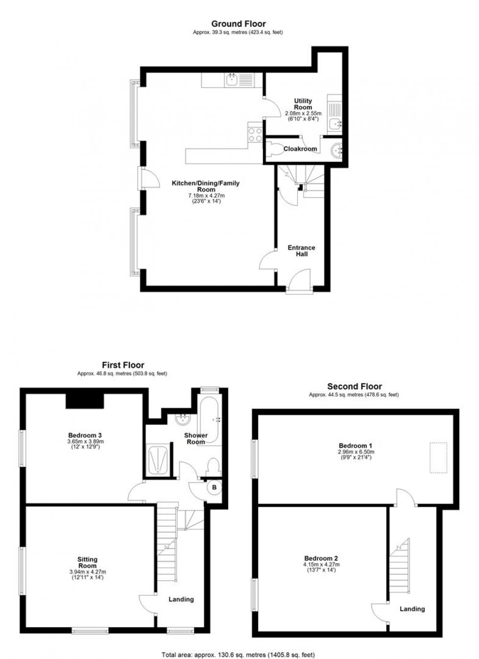 Floorplan for Bridge Street, Sturminster Newton