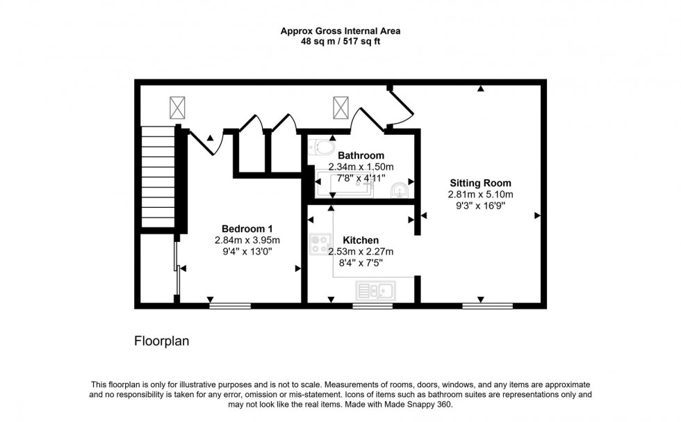 Floorplan for Oake Woods, Gillingham