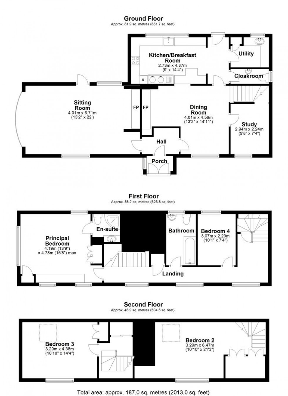 Floorplan for Grove Lane, Stalbridge, Sturminster Newton