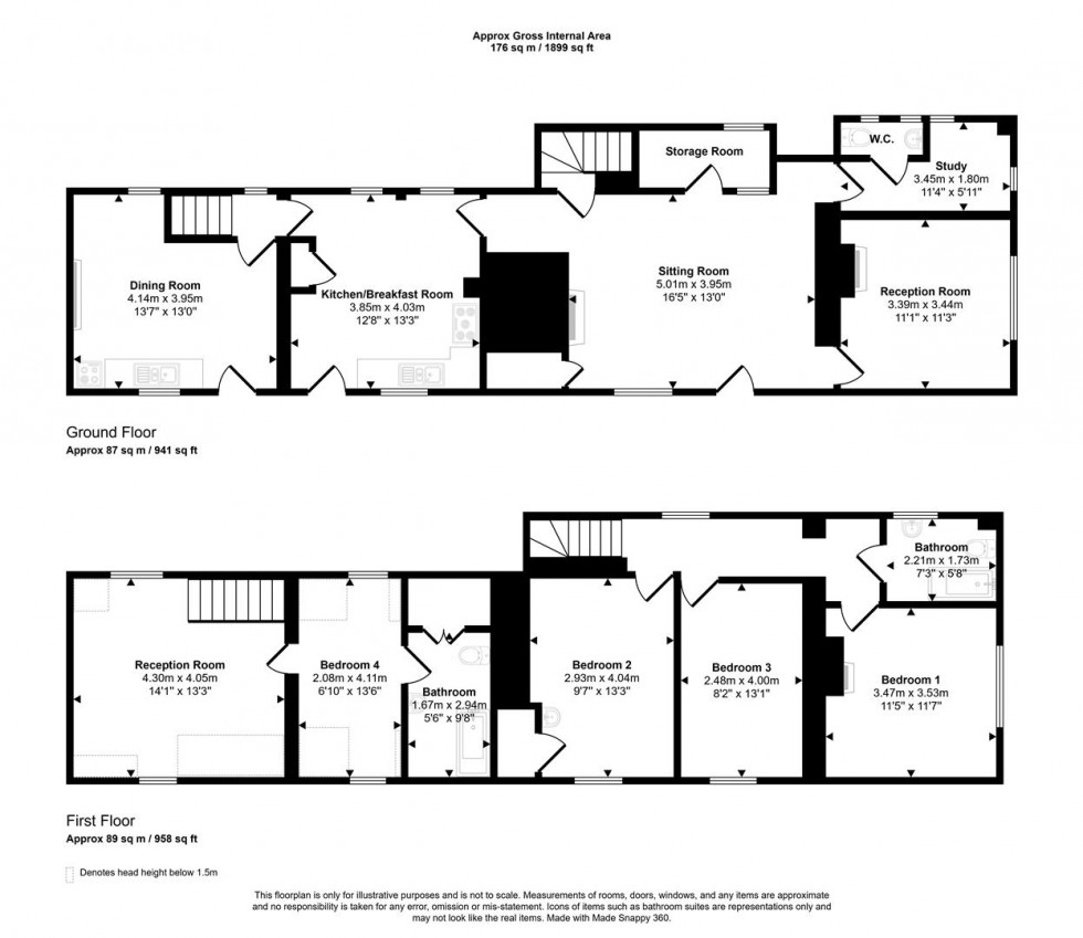 Floorplan for The Cross, Shillingstone, Blandford Forum