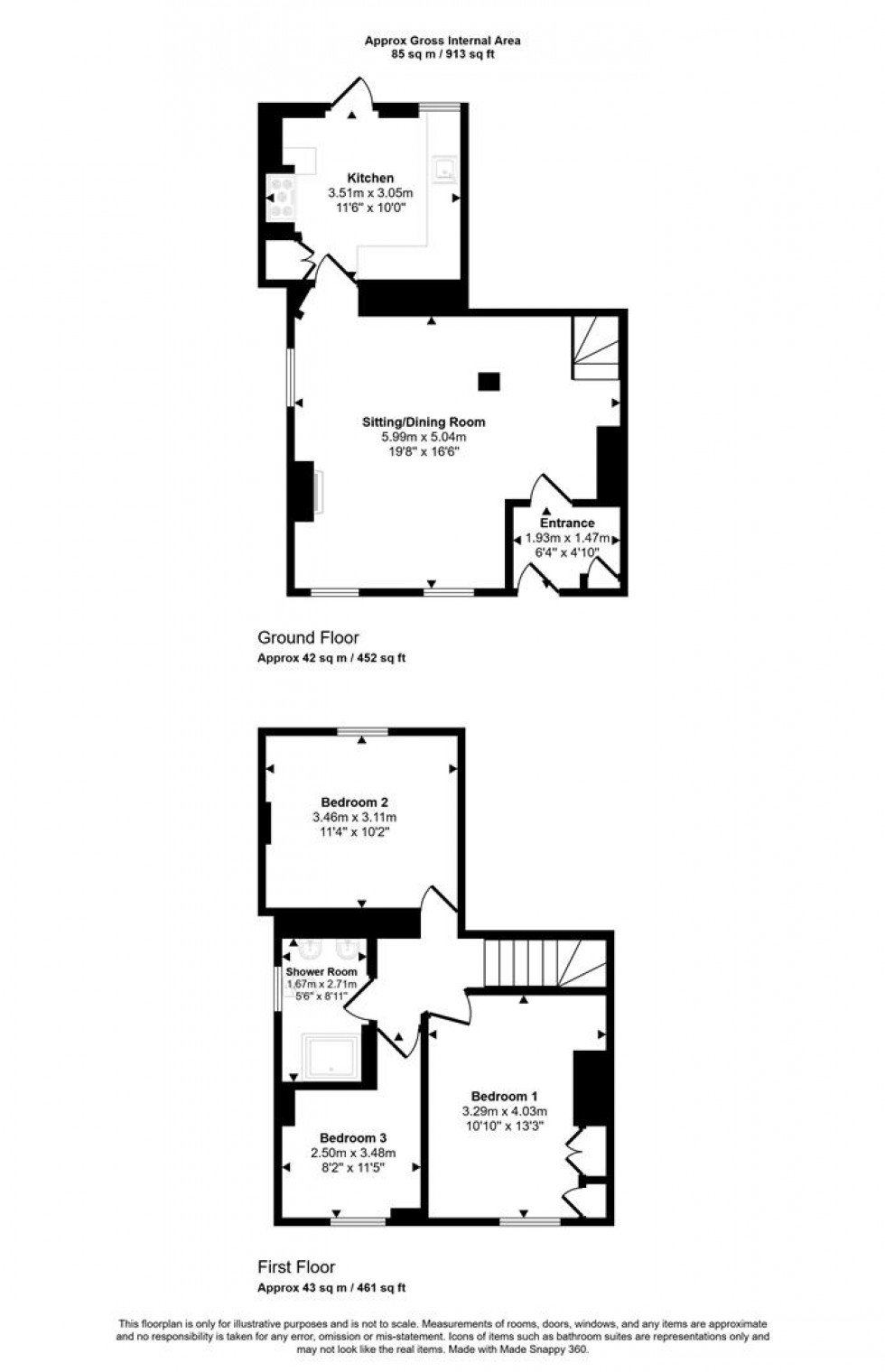 Floorplan for Wellhead, Mere, Warminster