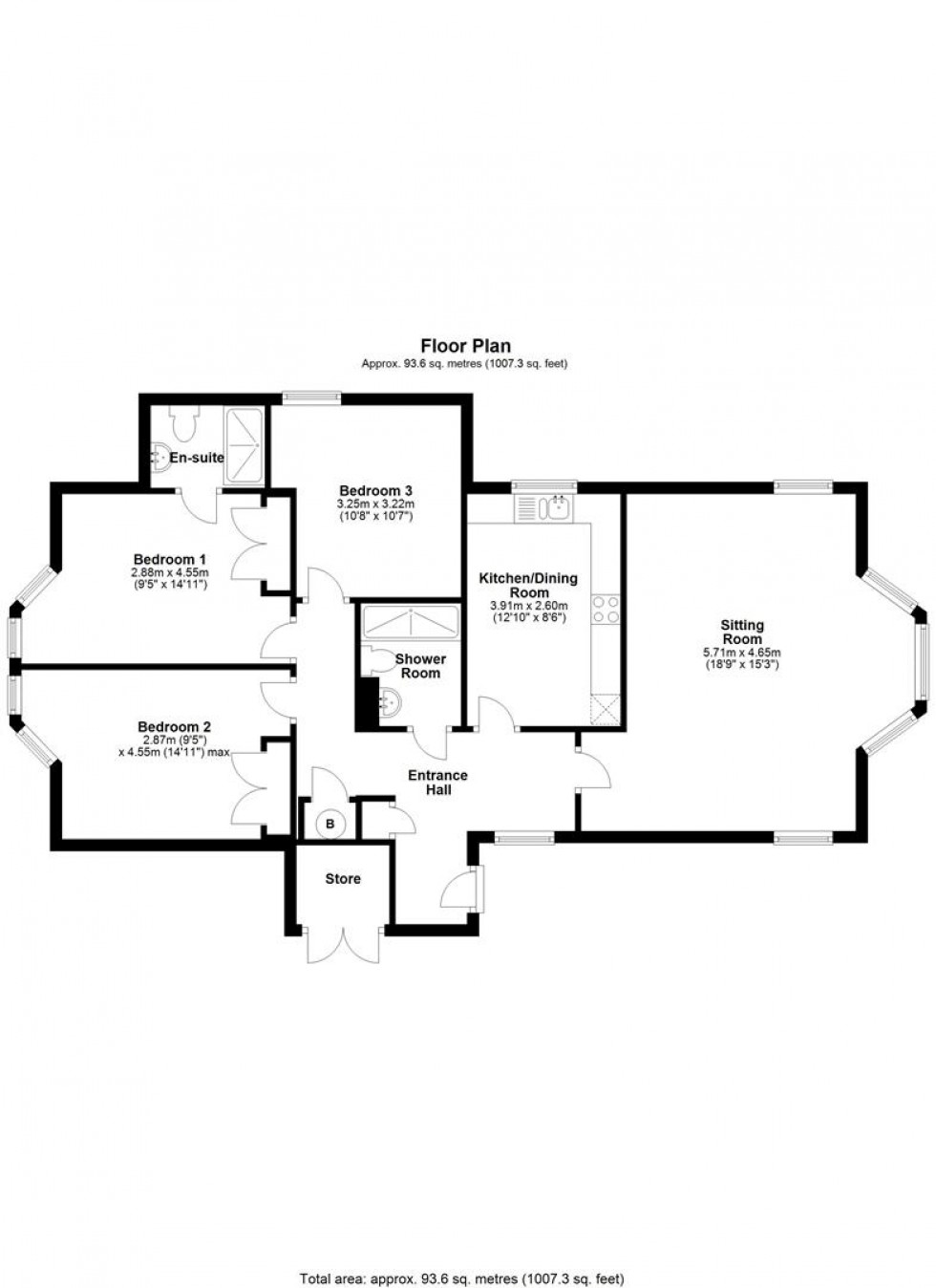 Floorplan for Drovers, Sturminster Newton