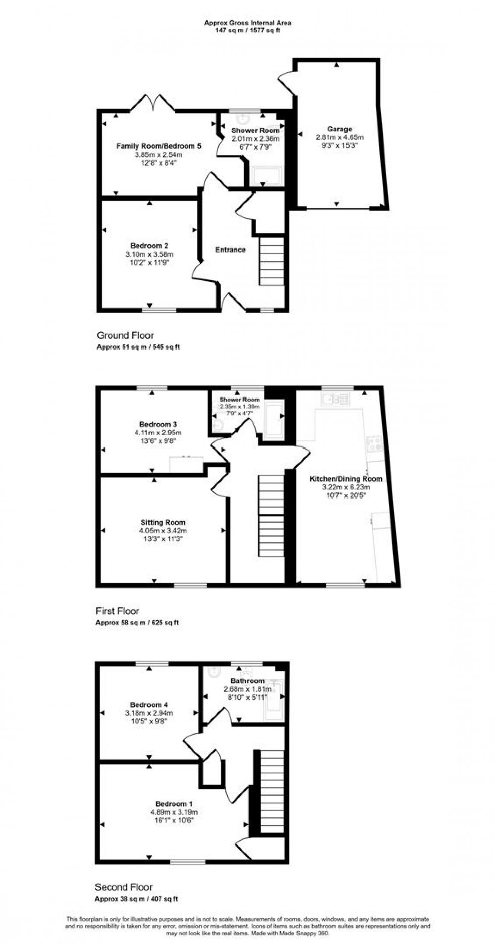 Floorplan for Honeymead Lane, Sturminster Newton