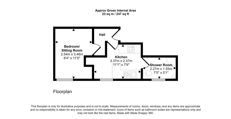 Floorplan for Bridge Street, Sturminster Newton