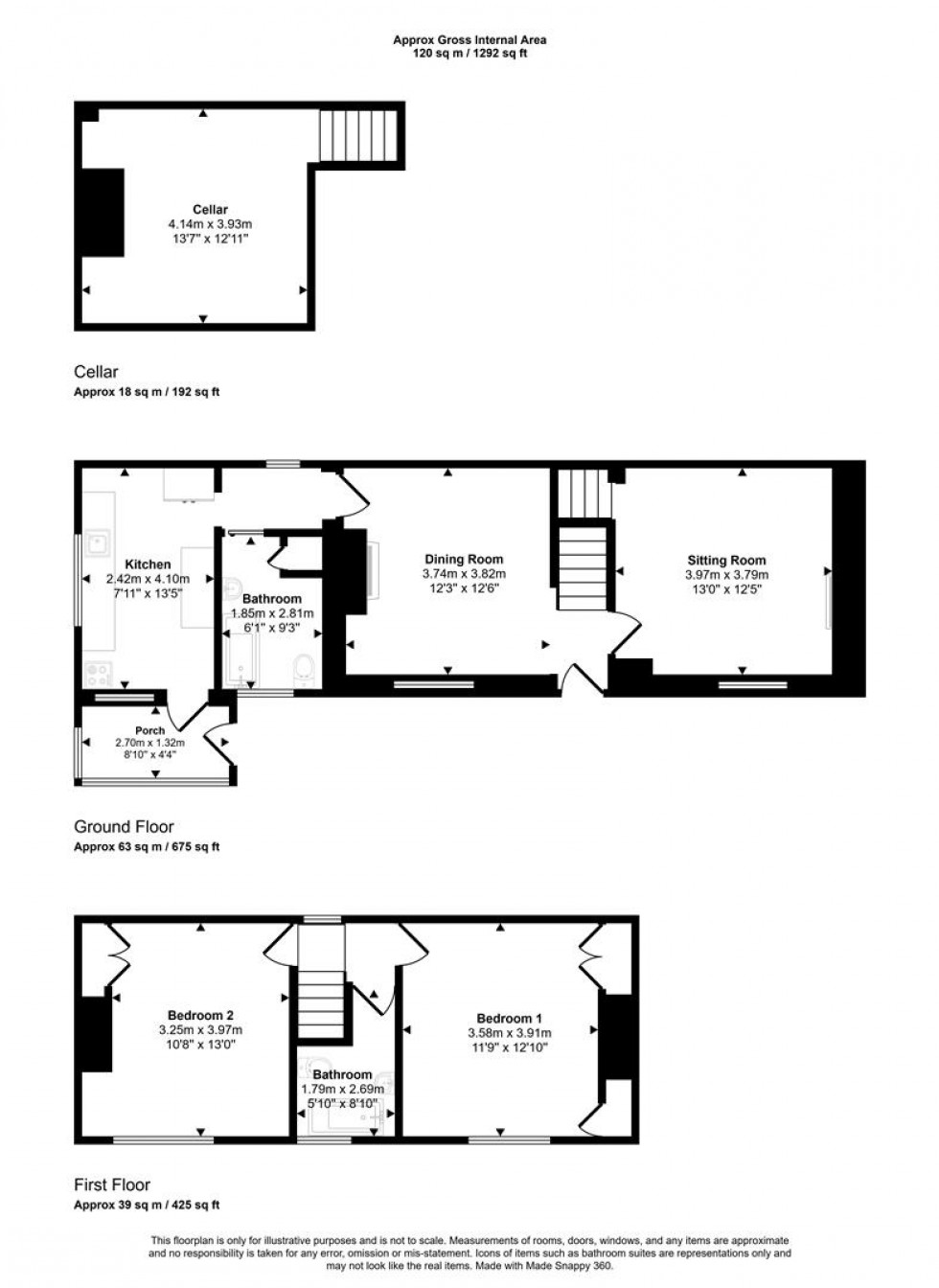 Floorplan for Cucklington, Wincanton