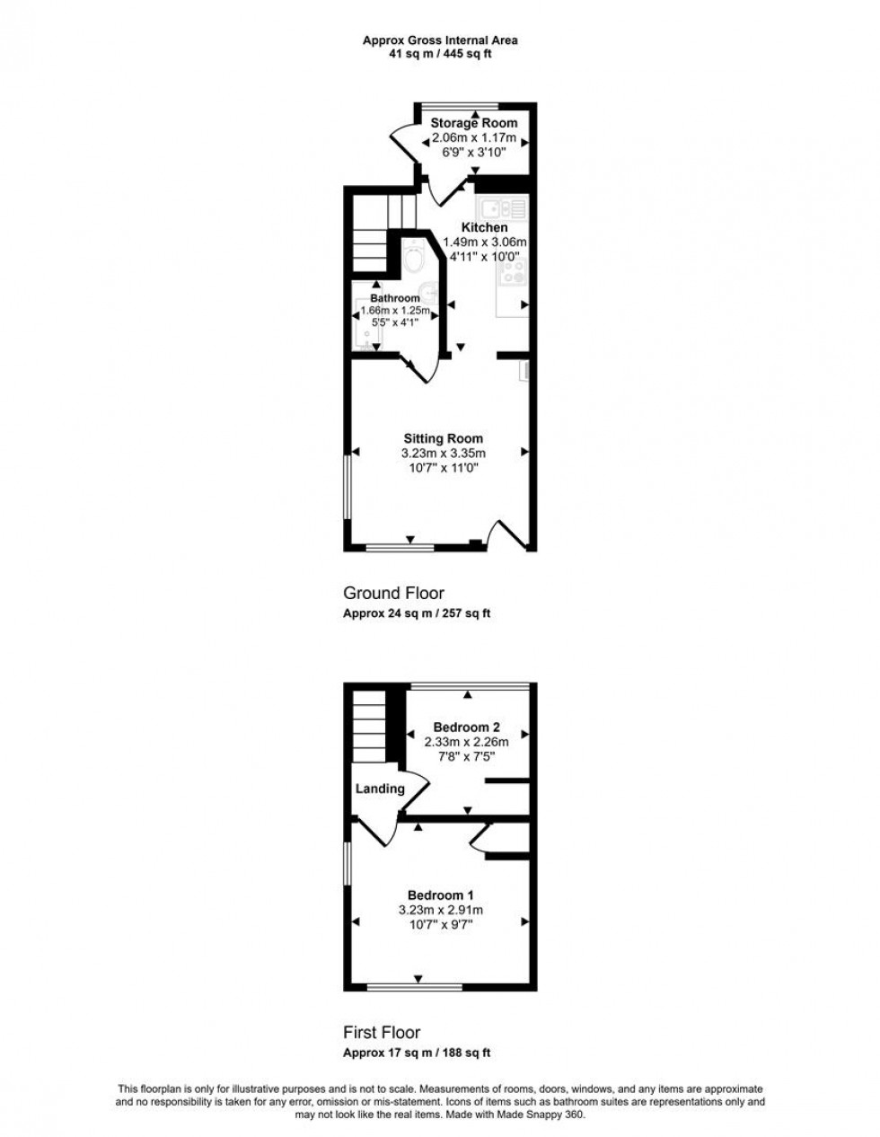 Floorplan for Bishops Caundle