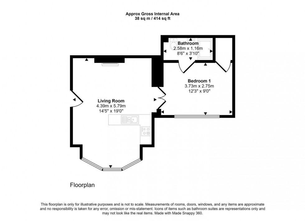 Floorplan for North Road, Sherborne