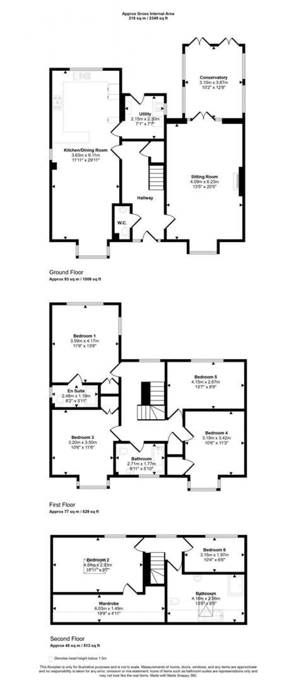 Floorplan for Townsend Close, Mere, Warminster