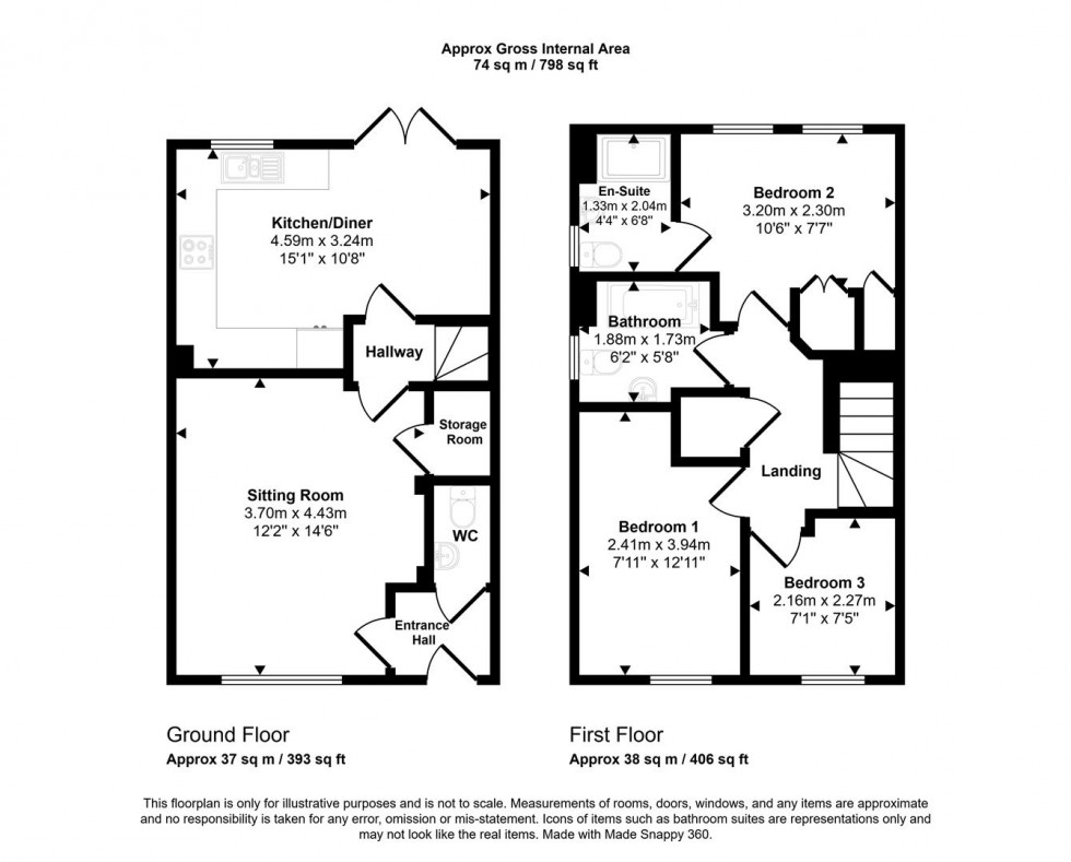 Floorplan for Common Mead Lane, Gillingham