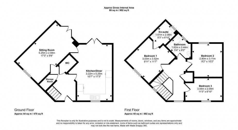 Floorplan for Common Mead Lane, Gillingham