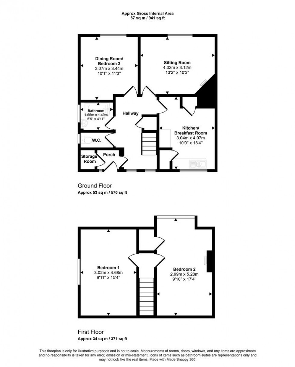 Floorplan for Fellowsmead, Marnhull