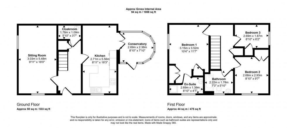 Floorplan for Great Ground, Shaftesbury