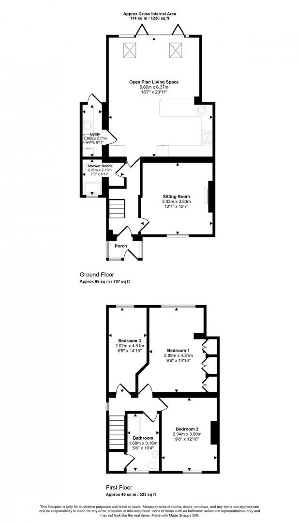 Floorplan for Shroton