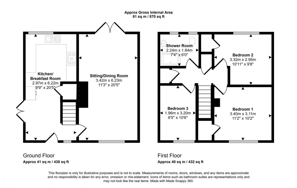 Floorplan for Stoneylawn, Marnhull