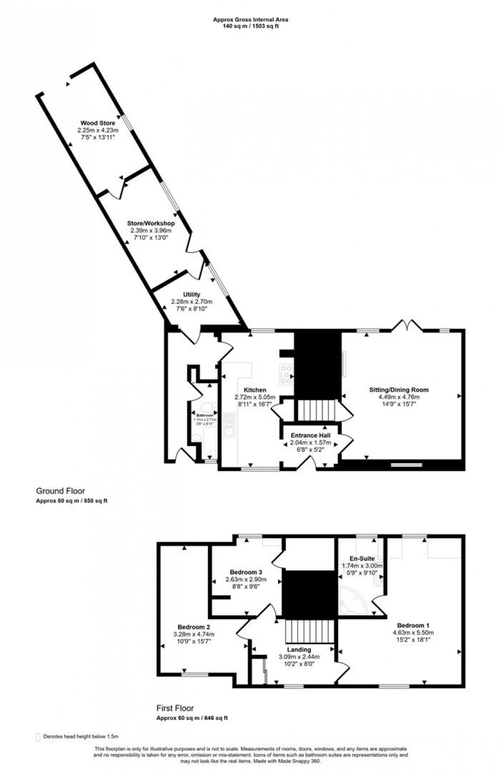 Floorplan for The Street, East Knoyle, Salisbury