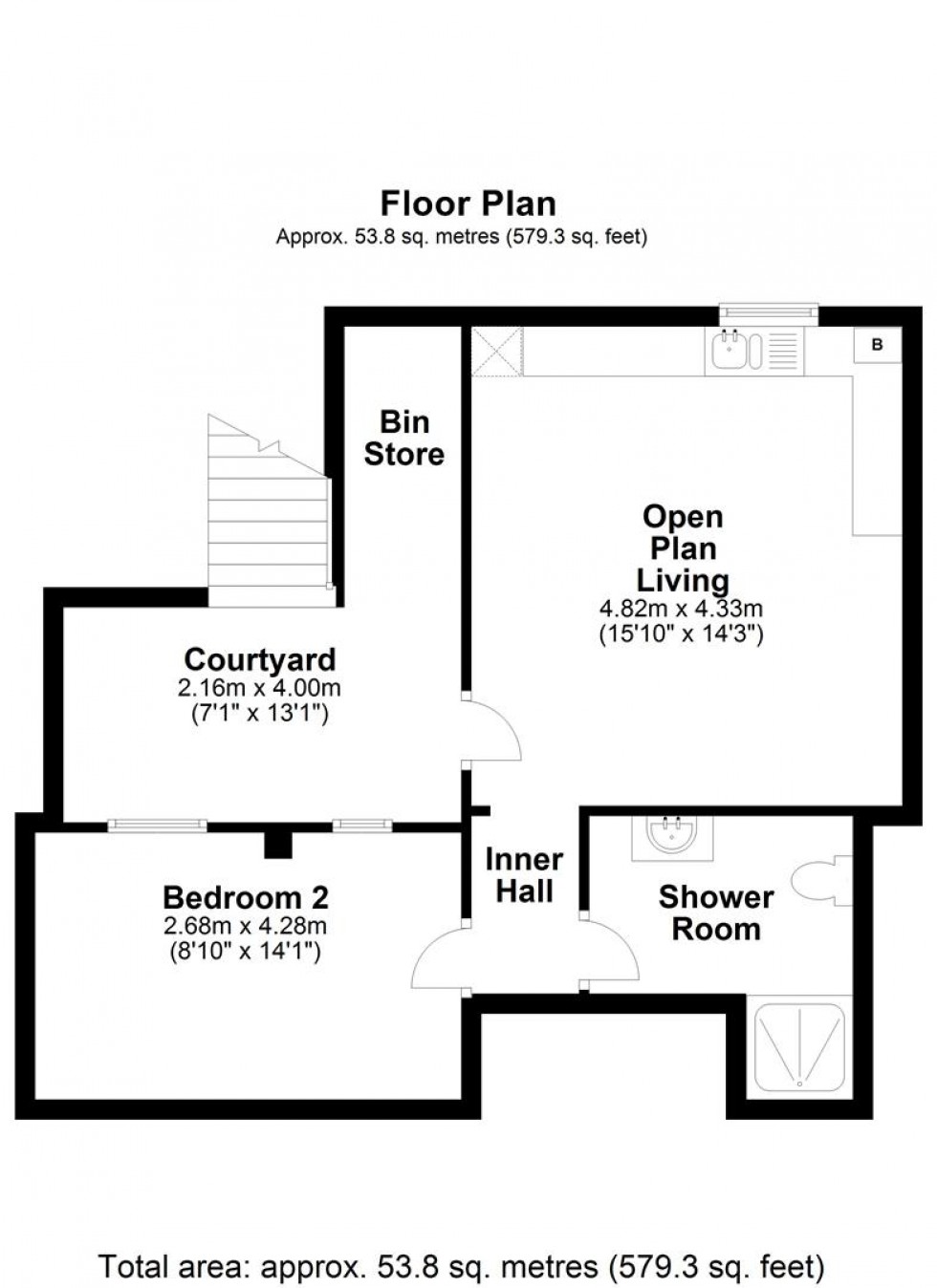 Floorplan for Bridge Street, Sturminster Newton