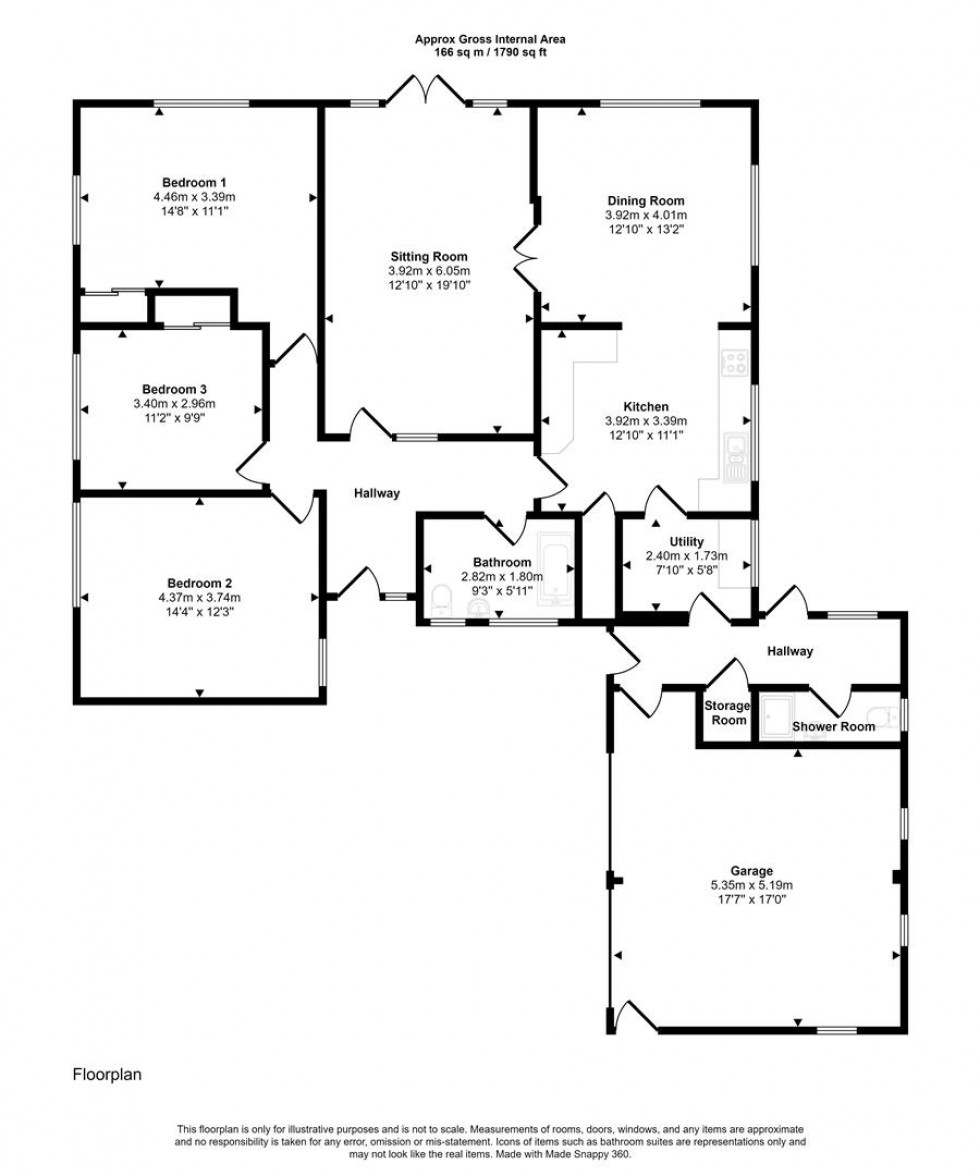 Floorplan for Silton, Gillingham, Dorset