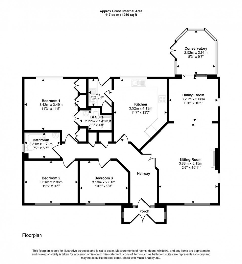 Floorplan for Larks Meadow, Stalbridge