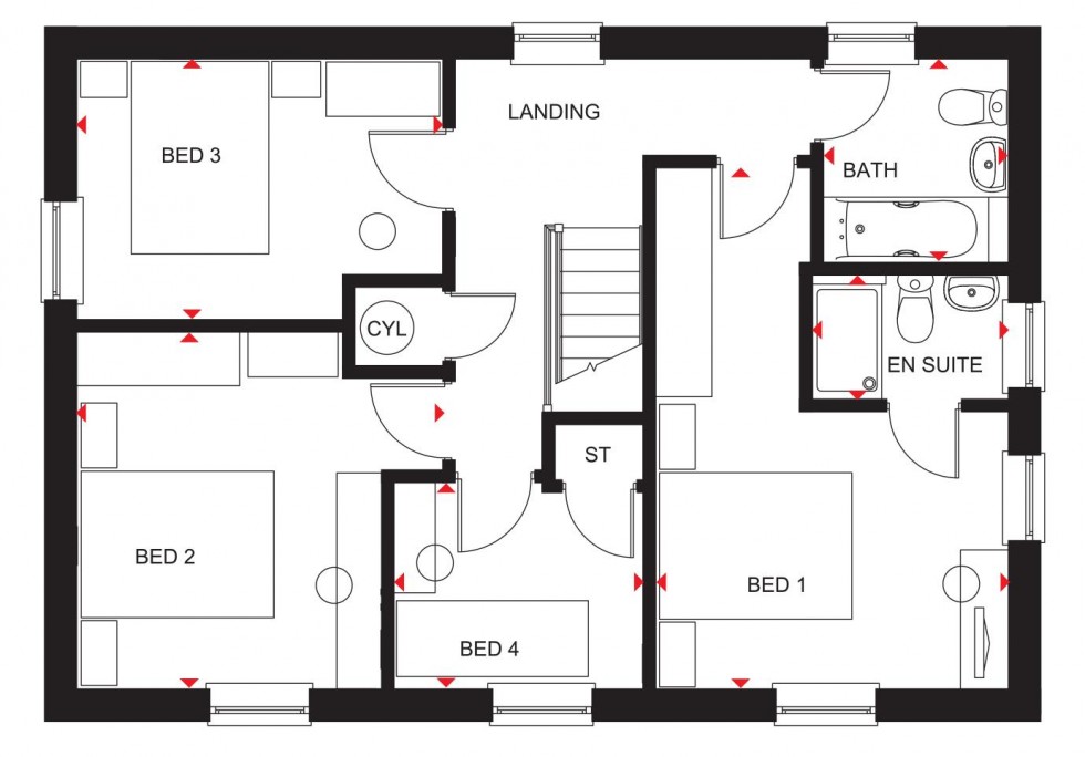 Floorplan for Lower Road, Stalbridge