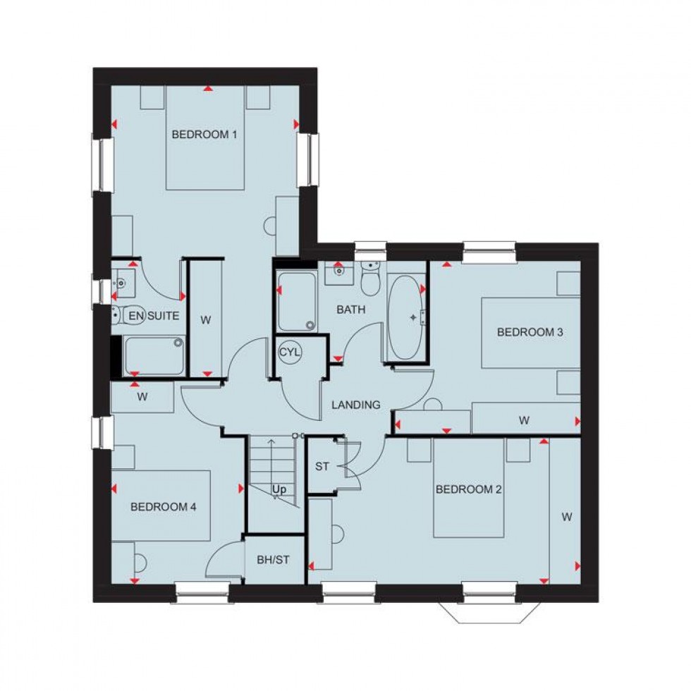 Floorplan for The Hamlets, Lower Road, Stalbridge