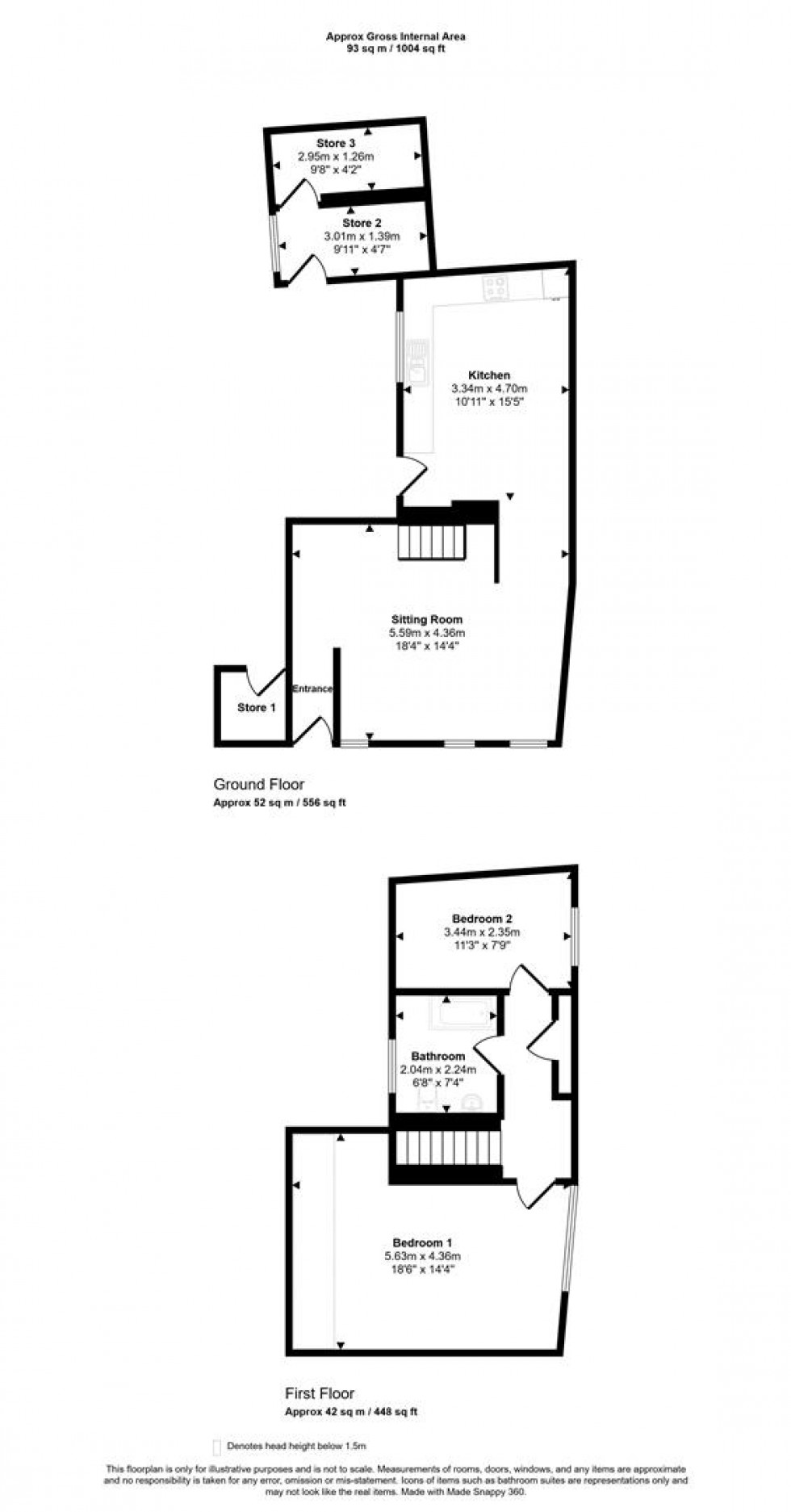 Floorplan for Manor Road, Mere