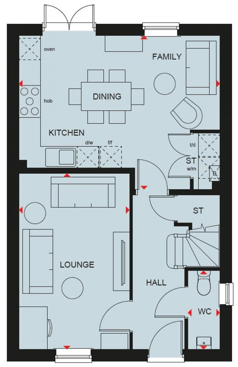 Floorplan for Lower Road, Stalbridge