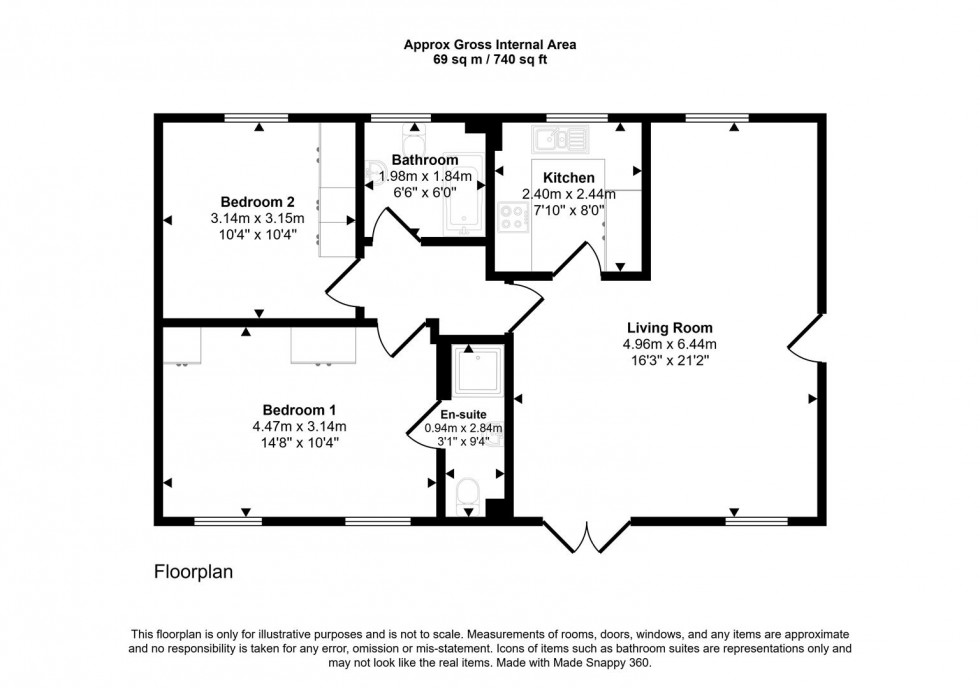 Floorplan for Newbury, Gillingham