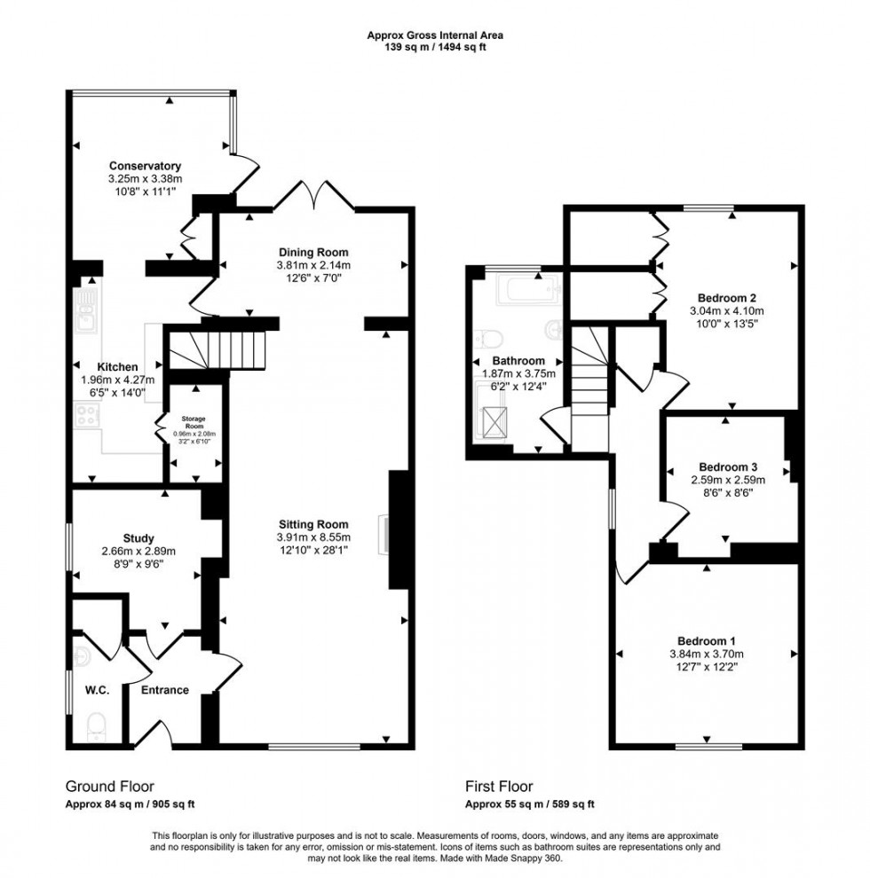 Floorplan for Manston