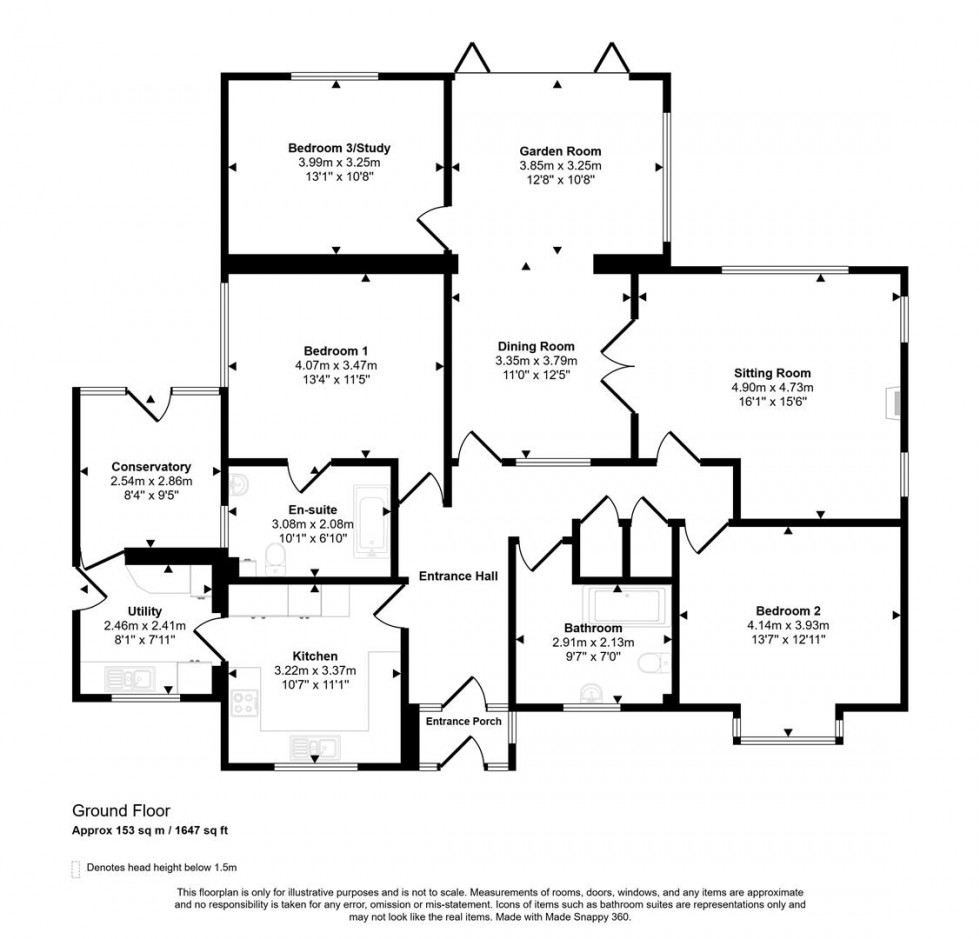 Floorplan for Pettridge Lane, Mere