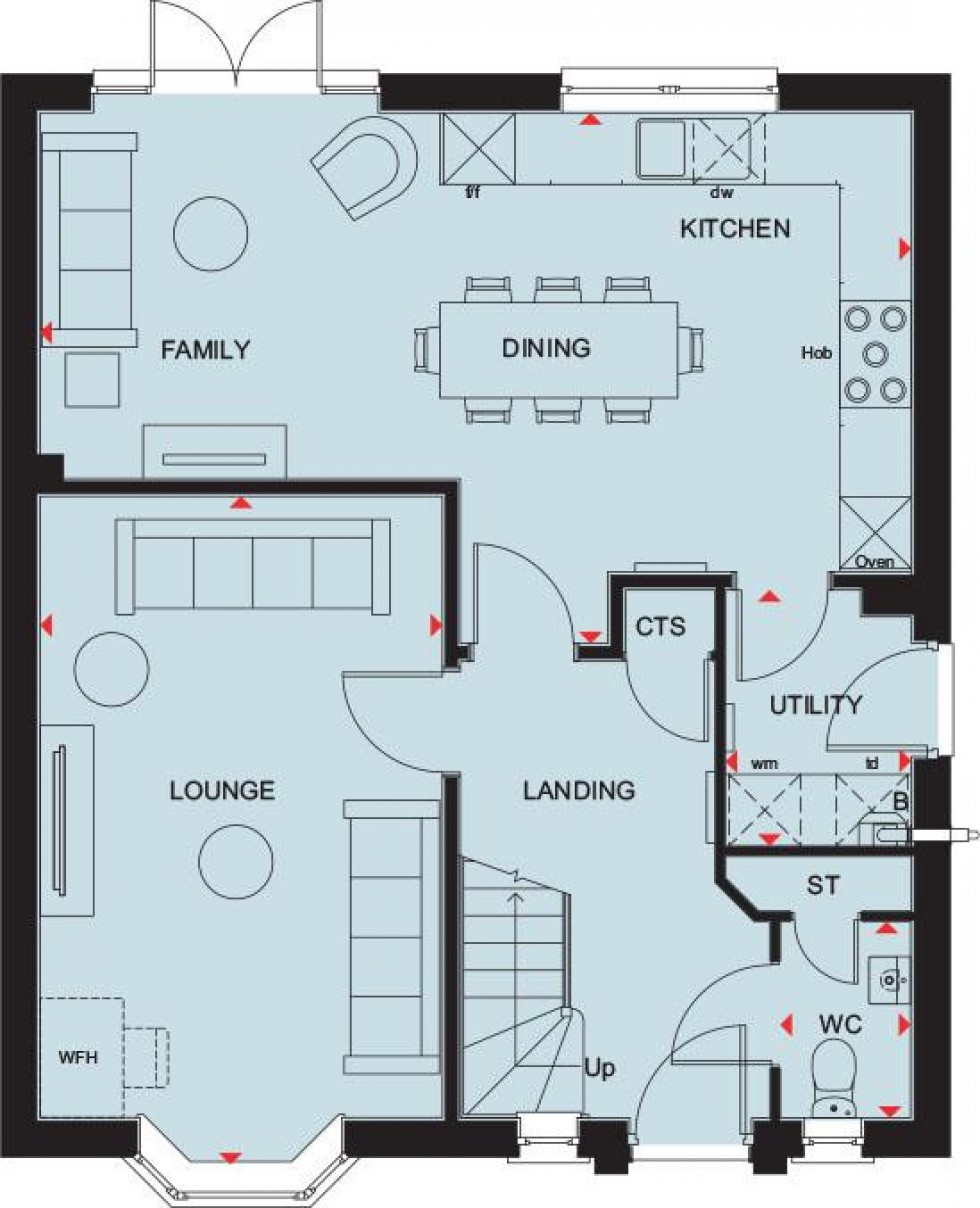 Floorplan for Common Mead Lane, Gillingham