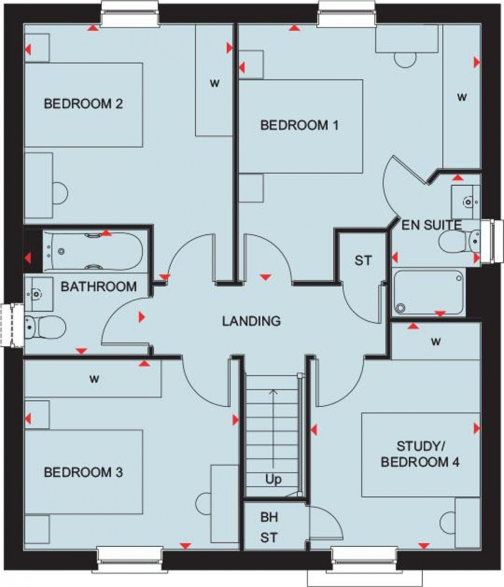 Floorplan for Common Mead Lane, Gillingham