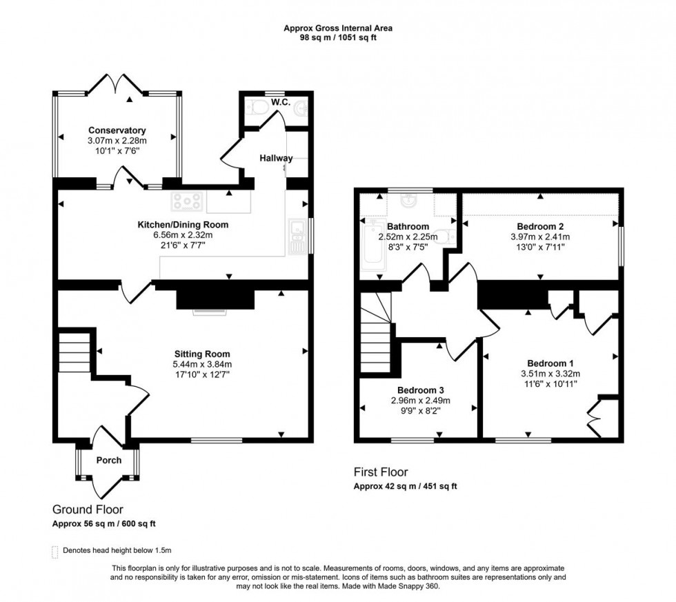Floorplan for Shaftesbury Road, East Knoyle, Salisbury