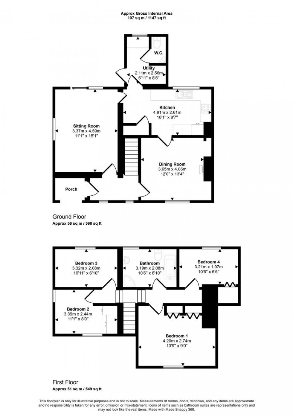 Floorplan for Pulham, Dorchester
