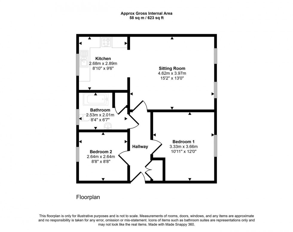 Floorplan for Otter Springs, Gillingham
