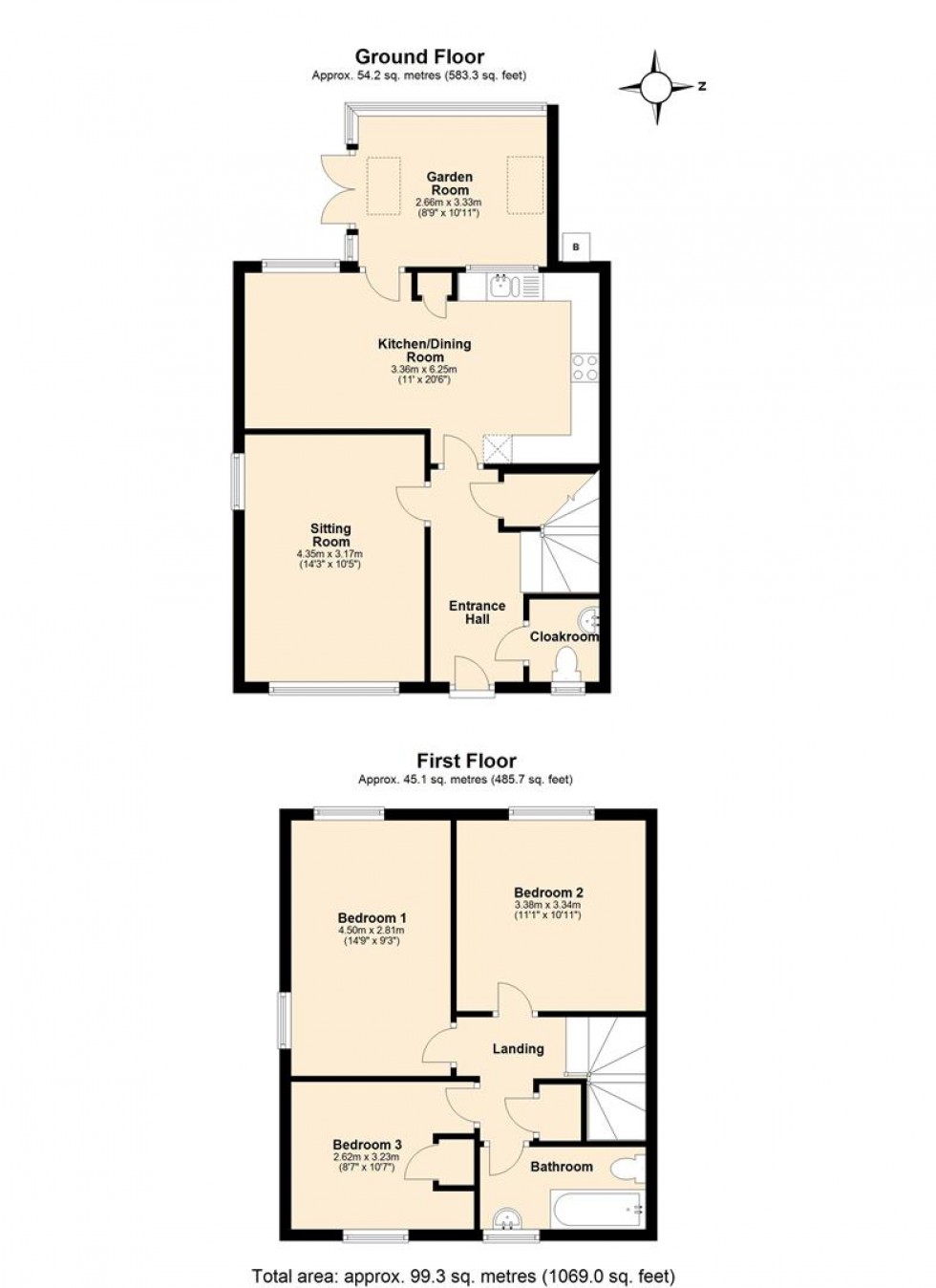 Floorplan for Furge Grove, Henstridge, Templecombe
