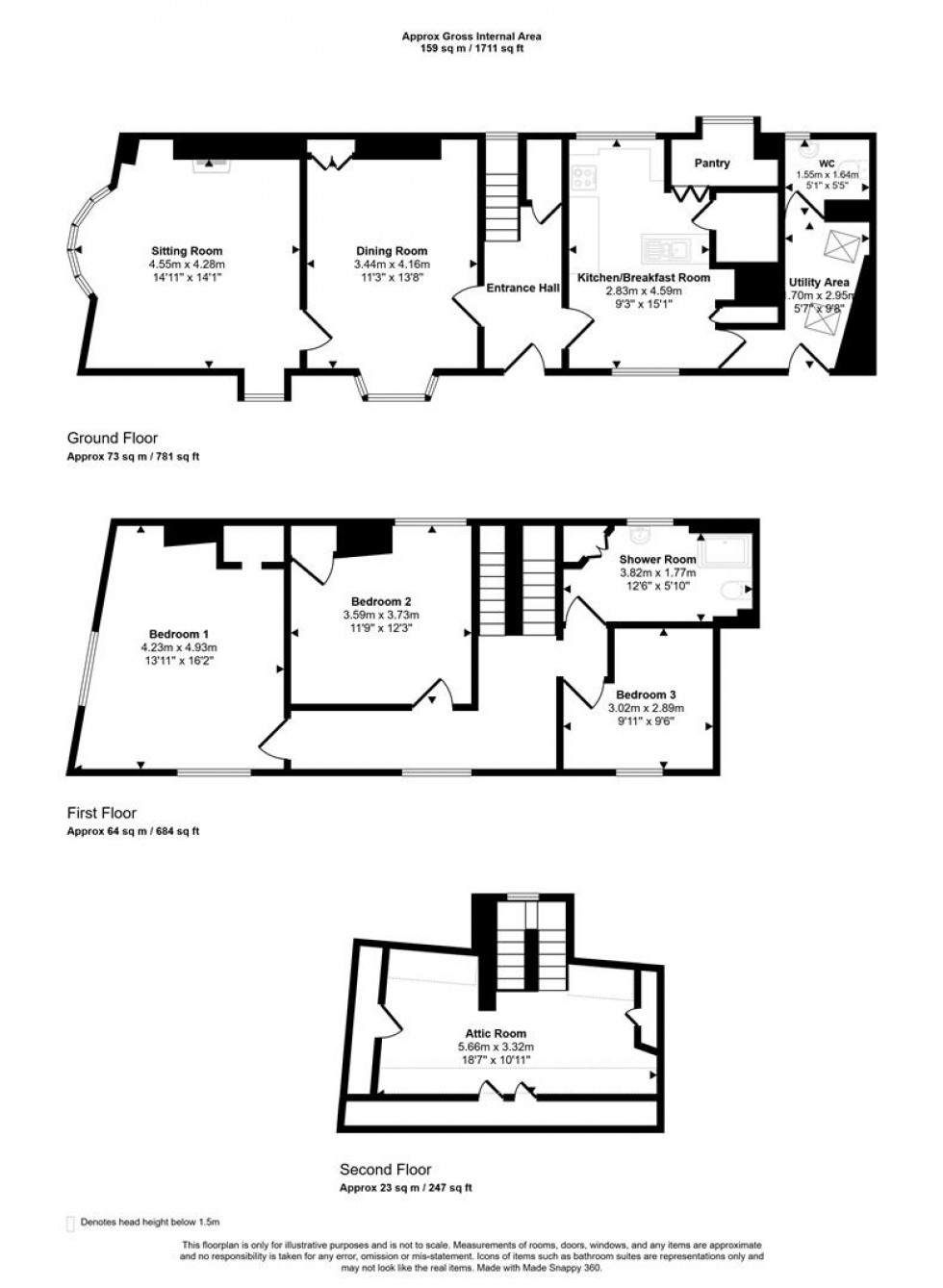 Floorplan for Barrow Hill, Stalbridge