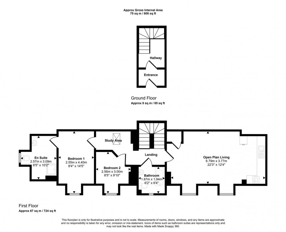 Floorplan for Summer Oaks, Motcombe, Shaftesbury