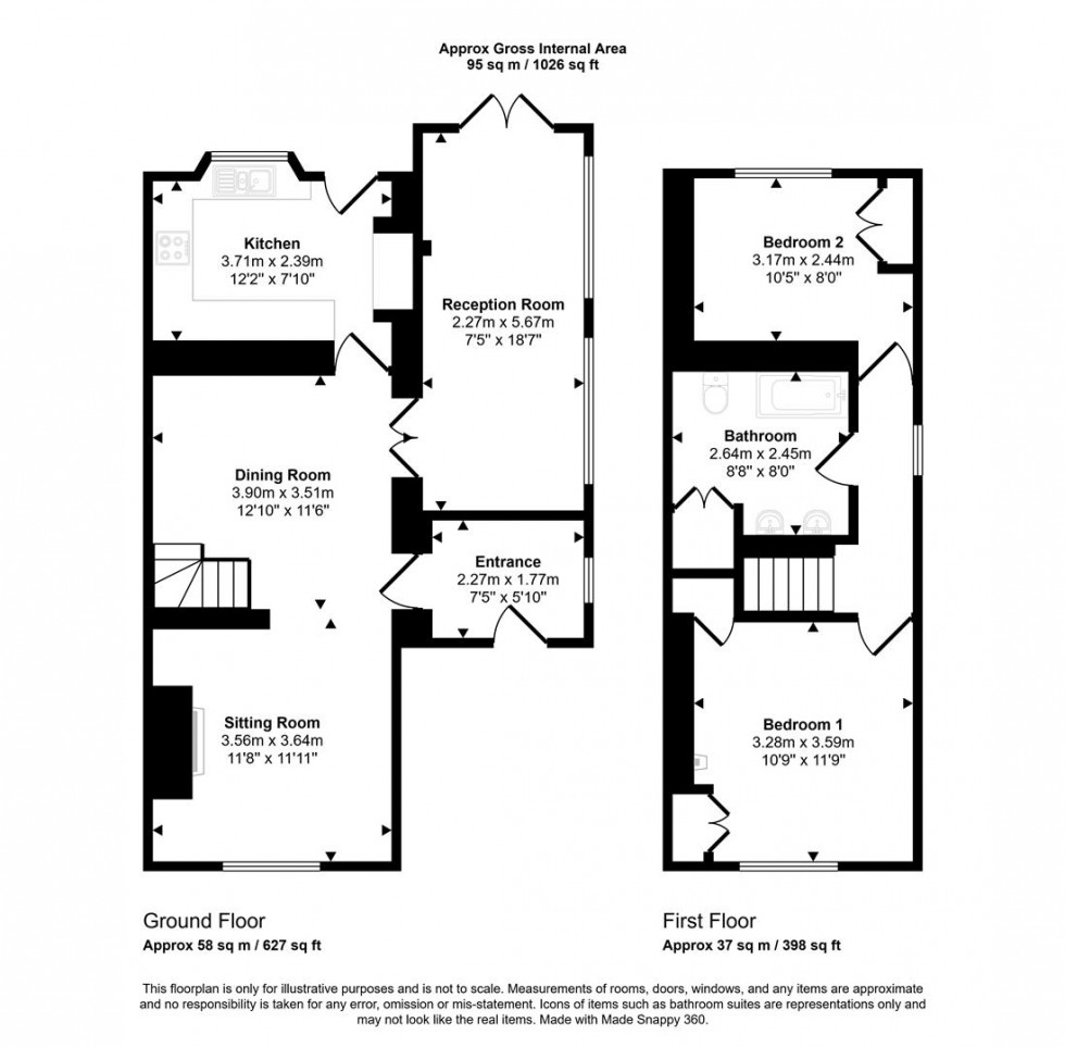 Floorplan for Water Lane, Charlton Horethorne, Sherborne